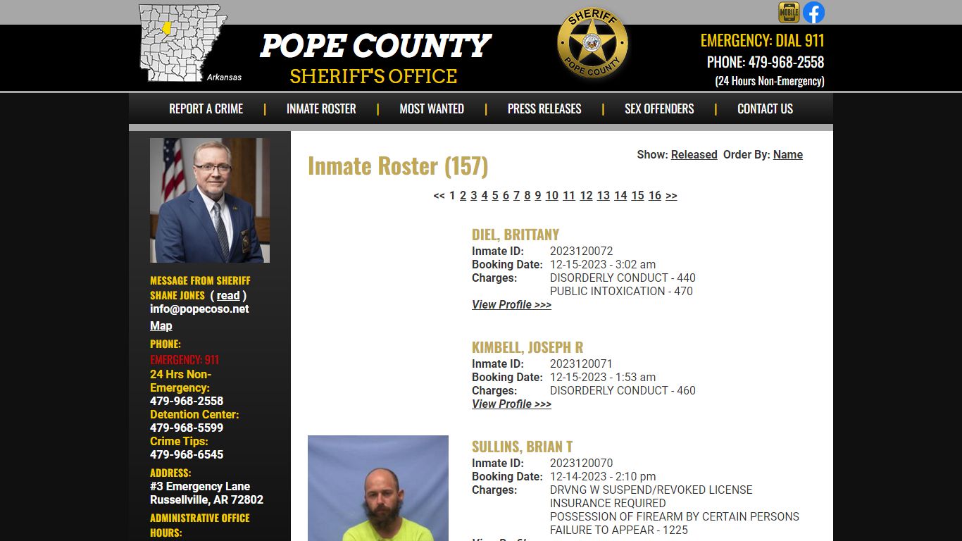 Inmate Roster - Current Inmates Booking Date Descending - Pope County ...